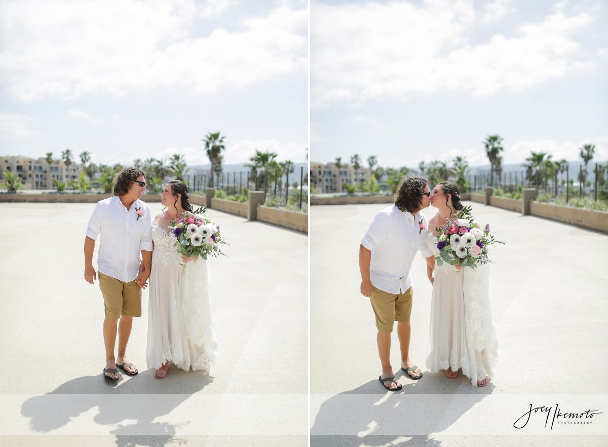 Hermosa Beach and Chart House Redondo Beach Wedding, Scott + Melia